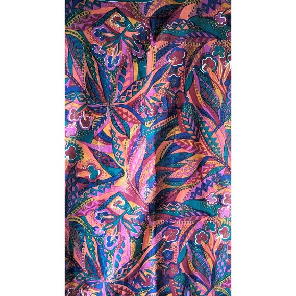 Sarah Clothes Square Shawl Scarf Folk Gypsy Style Multicolor Cotton Beads 45*45" - Picture 7 of 16